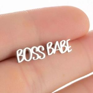 5/$25✨️Boss Babe Stub Earrings